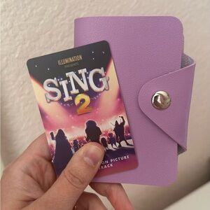 Sing 2 yoto card and card holder